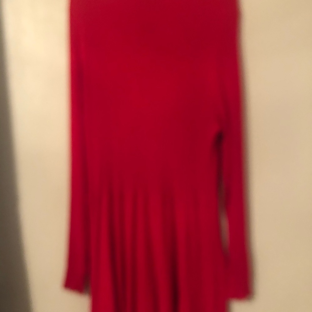 Beautiful red dress fall
